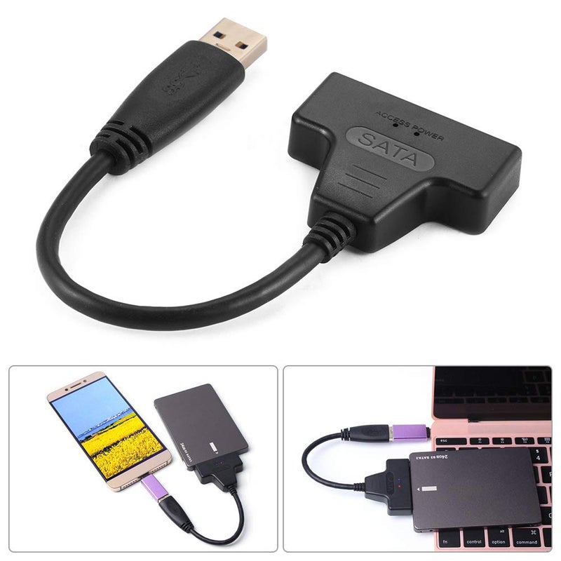 JacobsParts USB 3.0 to SATA III SSD HDD 2.5" Hard Drive Adapter Cable, Supports UASP - Image 3